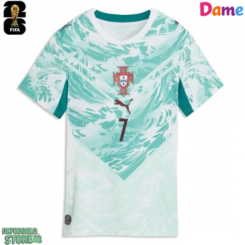 Portugal Cristiano Ronaldo #7 Replika Udebanetrøje Dame VM 2026 Kortærmet